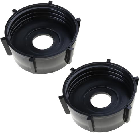 Paquete de 2 licuadoras de base inferior para licuadora, pieza de repuesto con textura para licuadoras