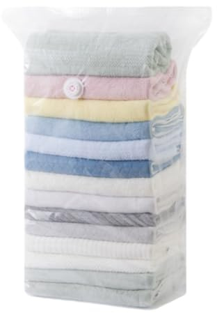 Sacchetti sottovuoto senza pompa, per sgonfiaggio rapido dei secondi, chiusura ermetica, a prova di umidità, ecologici, salvaspazio, per trapunte, vestiti, biancheria da letto, 3 pezzi (trasparente