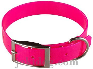 Collier Fluo 25 mm - Rose, 60 cm