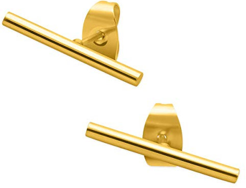 Soul-Cats 1 Paar Stäbchen Ohrstecker in der Farbe gold