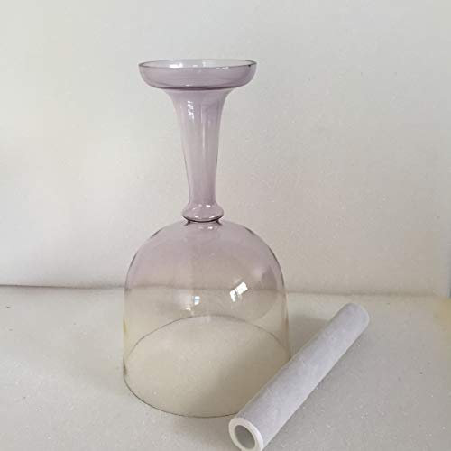 3rd Octave light purple Color Crystal Singing chalice 1 pc in 432HZ Standard Perfect B note crown chakra for sound healing/yoga/meditation
