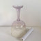 3rd Octave light purple Color Crystal Singing chalice 1 pc in 432HZ Standard Perfect B note crown chakra for sound healing/yoga/meditation