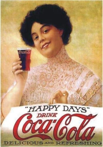 Replica Targa Vintage Coca Cola Drink (Dim 20x14 CM)