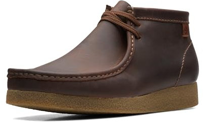 Clarks Shacre Boot, Scarpe Chukka Uomo, Beeswax Leather, 44 EU