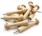 Oakcrafts - Birch Shaker Peg - Screw in Version 3.5 / 90mm (Pack of 10)