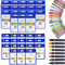 Color Swell Normale und Neon-Buntstifte, Großpackungen – 18 Boxen mit lustigen Neonmalstiften und 18 Boxen mit bunten normalen Buntstiften in Lehrer-Qualität, langlebige Klassenzimmer-Packs für