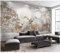Murale 3d photo papier peint Europe belle forêt cerf paysage décoration de la maison salon papier peint mur 350x250cm