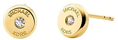 Michael Kors - Premium Ohrringe Goldton Sterling Silber mit Kristall für Damen MKC1483AN710