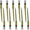 YJDEWohovv 10pcs Carp Fishing Swivels PVA Tube Bags Stems Fishing Wire Connector ​Carp Fishing Accessories for Lead Insert End Terminal Connector Tackle Fishing Feeder Pole Sticks