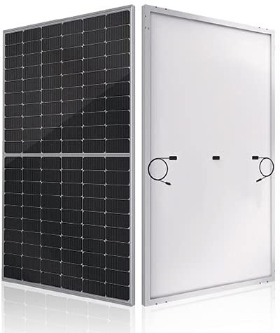 Solarmodule Monokristallin Solarpanel Solarzelle Photovoltaik Solar PV Mono, Wattzahl:380 Watt 24V