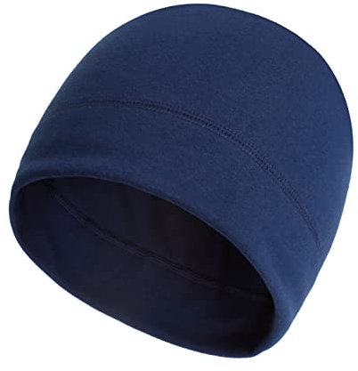 axy Laufmütze Herren und Damen Wintermütze Mütze für Radfahren Skifahren Laufen Outdoor Winddichte Fahrrad Mütze Winter Warm Sport (Navy Blue)