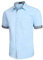 Enlision Men's Dress Shirt Short Sleeve Shirts Blue Button Up Casual Shirts XXL