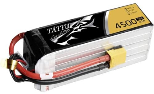 TATTU 4500 mAh 22,2 V 25 C 6S1P Lipo Battery Pack