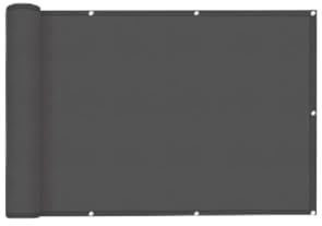 SUNNY GUARD Balkon Sichtschutz 120x500cm Balkonverkleidung Balkonabdeckung Balkonumspannungen UV-Schutzwind und wetterfest mit Kabelbinder,Anthrazit