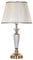 Mengjay Moderne Stil Kristall Tischlampe,E27 Tischlampe Tischleuchte Nachttischlampe,Nachttisch Lichtdekoration Schreibtischleuchten,Tischlampe mit Stoff Lampenschirm,für Schlafzimmer oder im Hotel