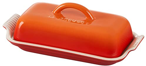Le Creuset Stoneware Heritage Butter Dish, Flame