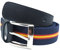 FIONCCI Cinturón Hombre Elástico con Cuero Genuino - Talla Ajustable