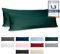 Kissenbezug 40x145 Baumwolle Renforcé (2er-Set) - Grün - Dicht gewebt mit 57 Fäden/cm² - Kissenbezug 40 x 145 cm - Oeko Tex Zertifiziert - Dreamzie