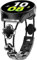 Issinky Bracelet Lucky Trèfle à Quatre Feuilles pour Galaxy Watch 7/FE/6/5/4 40mm 44mm, 20MM Bling Rhinestone Bracelet métal fille pour Galaxy Watch 6 Classic/4 Classic/Watch 5 Pro/Watch 3 41mm/Active
