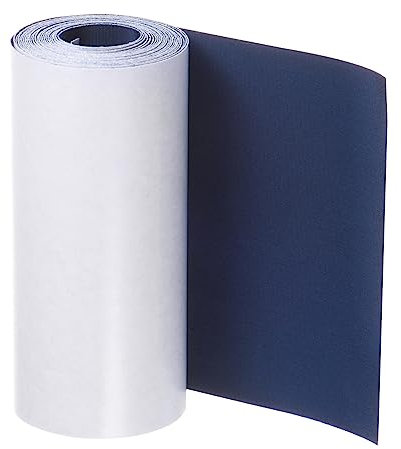 sourcing map Nylon Repair Patch 3x79 Down Jacket Patches Fabric Tape Self Adhesive Waterproof for Tent Clothes Bag Clothing, Dark Blue