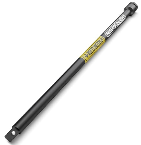 KIRXST Steckschlüssel Verlängerung 1/2 Zoll, Kraft Verlängerung 445 mm, Verlängerungs für Routinemäßigen Autowartung