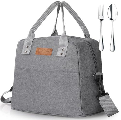 Kühltasche,GeeRic Verdickter Lunchtasche Isoliert,Lunchtasche, Lunchbox Tasche, Tragbar Lunchtasche Arbeit Reisen Büro Picknick