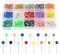 YIXISI 900 Stücke Map Push Pins, Plastik rundköpfen Pinnadeln, Buntkopf Pushpins, Dekorative Reißzwecke, Markierungsnadeln, für Karte, Kork-Pinnwand, Markierung, 15 Farben