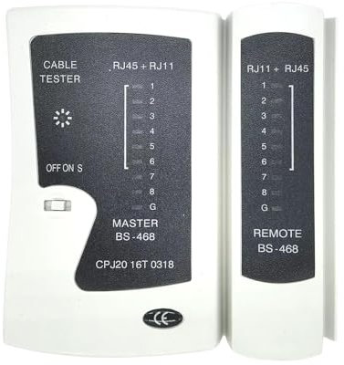 Network Cable Tester - RJ45 Ethernet, Phone, Line Test Box for LAN, RJ11, Cat 5, 6, 7 Cables