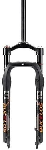Forcella Mtb 26*4.0 Sospensione ad aria Forcella Fat Bike for bici da spiaggia Viaggio 120mm Blocco manuale Forcella for bicicletta 9*135mm Forcella Parte for ciclismo Forcella Della Bicicletta(Noir)