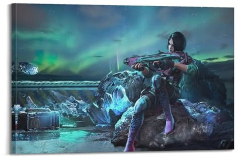 YIHAIKAI Shooting Game Poster Call of Duty Black Ops III Hero Poster, dekoratives Gemälde, Leinwand, Wandposter und Kunstdruck, moderne Familienschlafzimmer-Dekoration, Poster, 20 x 30 cm