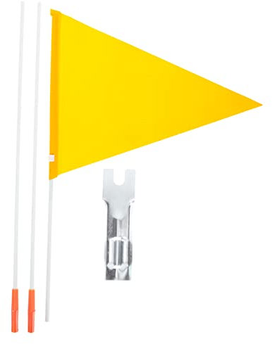 Levemolo Sicherheitsflagge Für Fahrräder Verschleißfeste Fahrradflagge Tragbare Sicherheitsflagge Fahrrad-zubehör Sichtbare Fahrradflagge Zum Radfahren