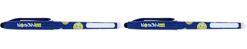 OSAMA - Penna Cancellabile con Gomma Funzionante su Dispositivi Touchscreen + Ricarica Penne Cancellabili in Omaggio, a Sfera 0.7 mm - Penna Gel con Refill per Penne Gel, Personalizzata con Nome, Blu