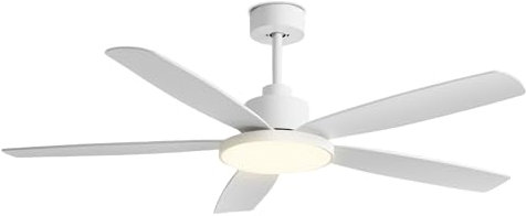 Ceiling Fan with Light Remote Ceiling Fan Light Smart Ceiling Fans with 60W LED Lights 6 Speeds Quiet Ceiling Fan 5 ABS Blades, Indoor for Bedroom Living Room Restaurant (Wood Grai