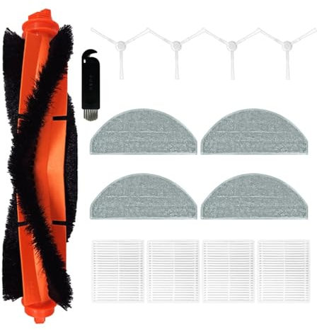 Compatibile con Xiaomi, E10 Robot Aspirapolvere Spazzola Laterale Principale Filtro Hepa Panni for Mocio Stracci Accessori Kit Ricambi