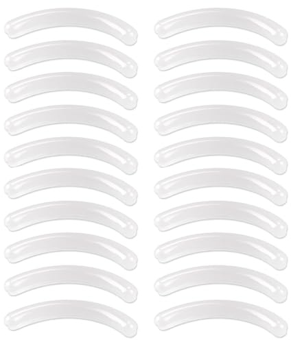 PLABBDPL 40 pcs Ersatzpads, Wimpernzange Gummi, Wimpernzange Pads, Wimpernzange Nachfüllpads, Universal Ersatzgummis für wimpernzange, Transparent-Wimpernzange Pads, Make-up für Frauen und Mädchen