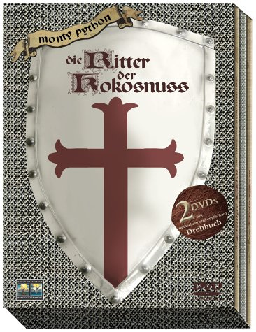 Die Ritter der Kokosnuss + Drehbücher, 2 DVDs. Monty Python and the Holy Gral, 2 DVDs, dtsch., engl. u. ital. Version
