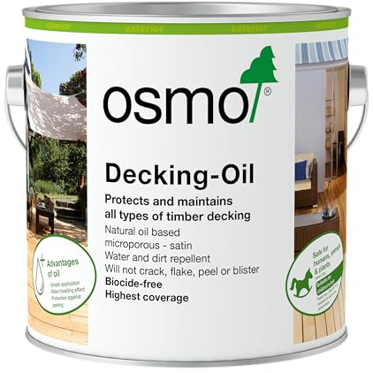 Osmo Garapa Exterior Wood & Decking Oil 013 2.5ltr