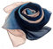 LoveSilk Lange Georgette Seidentuch 100% Seiden-schals Stola in Farbverlauf Farbe Rosa/Marine