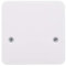 Schneider Electric Lisse 45A 1-Gang Cooker Cable Outlet Plate, White