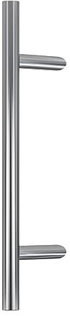 BASI Stoßgriff | Stangengriff | verschiedene Ausführungen | 45° Stützen | Haustürgriff mit Montageset | 400x300 mm | 600x400 mm | 800x600 mm | 1200x900 mm