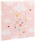 goldbuch 24 455 Fotoalbum Mobile Girl Album 60 weiße Seiten für 120 Bilder, Foto Buch Einband Kunstdruck mit Goldprägung, Babyfotobuch für Mädchen, 25 x 25 x 4 cm