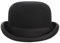 GEMVIE Schwarzer Derby-Hut, 100 % Wolle, Theaterqualität, für Herren und Damen, Vintage-Kostüme, Schwarz, 61 EU