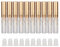 10pcs 2.5ML Top Grade Matte Gold Empty Lip Gloss Tube, Lip Gloss Refillable Bottles,Plastic Liquid Lipstick Container
