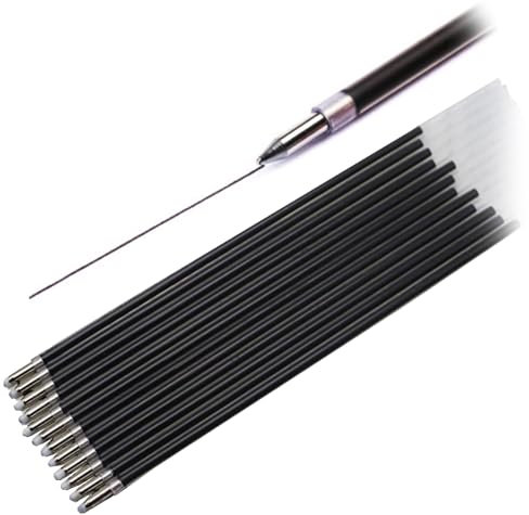 Kugelschreiberminen für Schule, Büro, 0,7 mm, Schwarz, Blau, Rot, 12 Stück