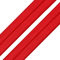 1m Einfassband 20mm hochelastisch 44% Elastan gefalzt Meterware Faltgummi Schrägband Farbwahl, Größe:20mm, Farbe:rot