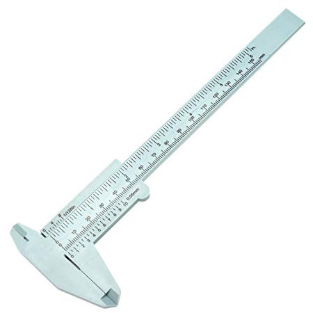 Calibro per sopracciglia, Layhou 1pc plastica Pinza sopracciglia A Doppia decrescenti Gauge righello per trucco del sopracciglio permanente, righello per stencil per sopracciglia