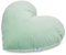Pepi - Kuschelkissen Kinder - Herzkissen - Handgenäht Kissen Kinderzimmer - Kinderkissen Deko - Herz Kissen Baby Light Green