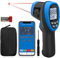 GOLDCHAMP Digitales Infrarot thermometer -50 bis +1500°C, IR Pyrometer Laser Berührungsloses Temperaturmessgerät Temperaturmesser mit Bluetooth D:S=30:1 (Nicht für Menschen)