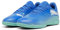 PUMA Unisex Future 7 Play IT Soccer Shoe, Hyperlink Blue-Mint White, 40 EU