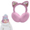 Ohrenwärmer Kinder, Ohrenschützer Aus Weichem Plüsch, Mädchen Winter Winddicht Und Warm Ohrwärmer, Süße Katzenohren Ohrenwärmer Kinder, Kopfbedeckungen Winter Für Mädchen Dame Warm Halten (Lila)
